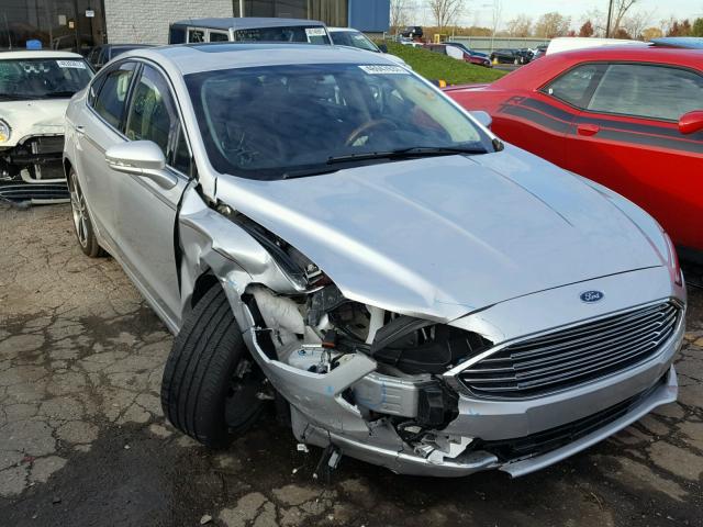 3FA6P0K98HR213779 - 2017 FORD FUSION TIT SILVER photo 1