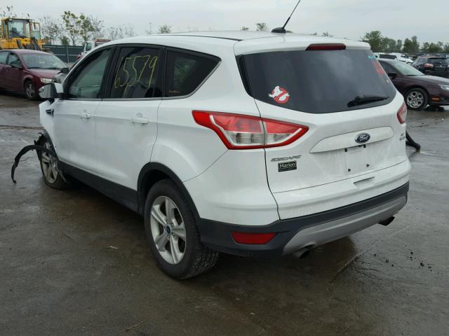 1FMCU9G96FUA11365 - 2015 FORD ESCAPE SE WHITE photo 3