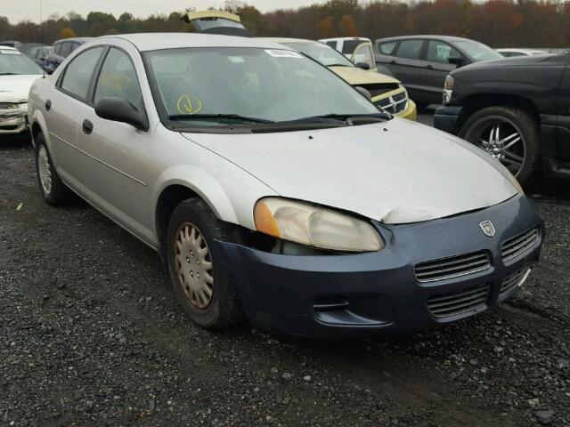 1B3EL36T94N371832 - 2004 DODGE STRATUS SE SILVER photo 1