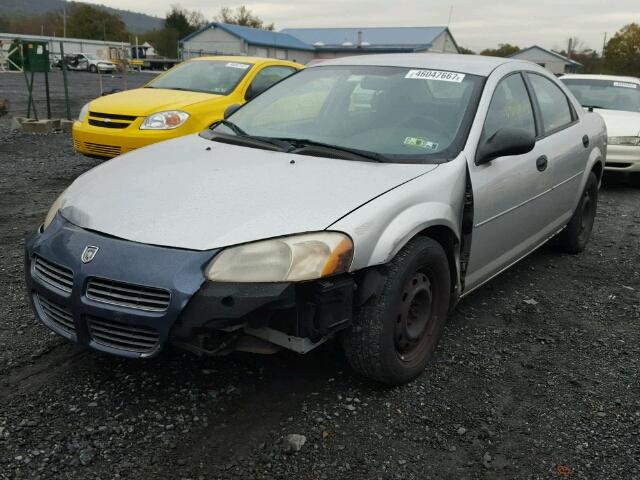 1B3EL36T94N371832 - 2004 DODGE STRATUS SE SILVER photo 2