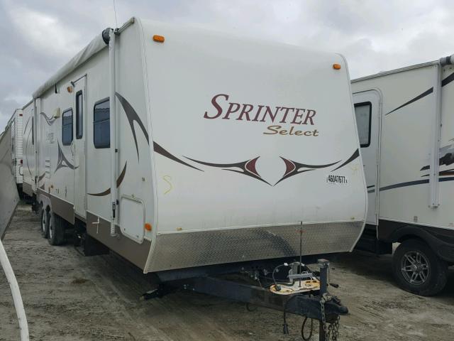 4YDT31B27A1530709 - 2010 KEYSTONE SPRINTER WHITE photo 1