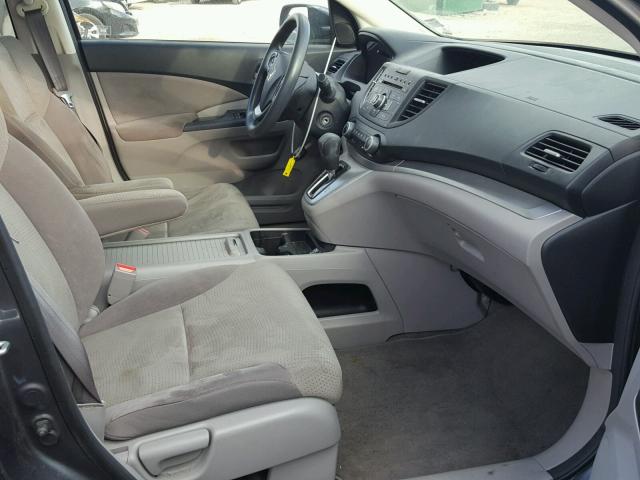 2HKRM4H5XCH607680 - 2012 HONDA CR-V EX ნაცრისფერი ფოტო 5