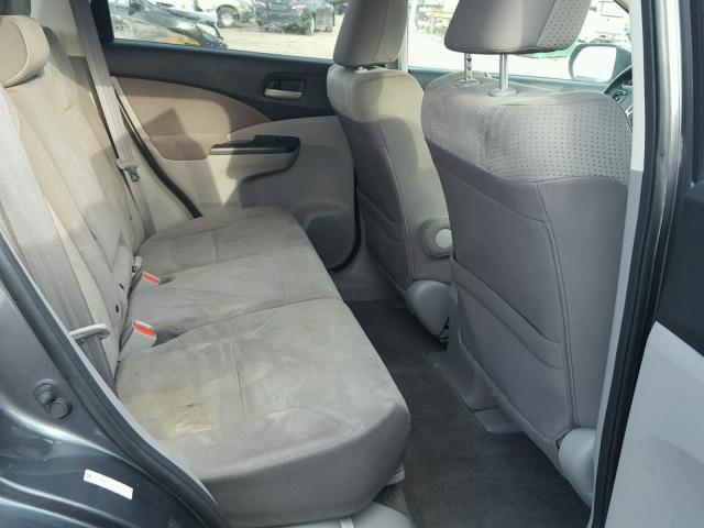2HKRM4H5XCH607680 - 2012 HONDA CR-V EX ნაცრისფერი ფოტო 6