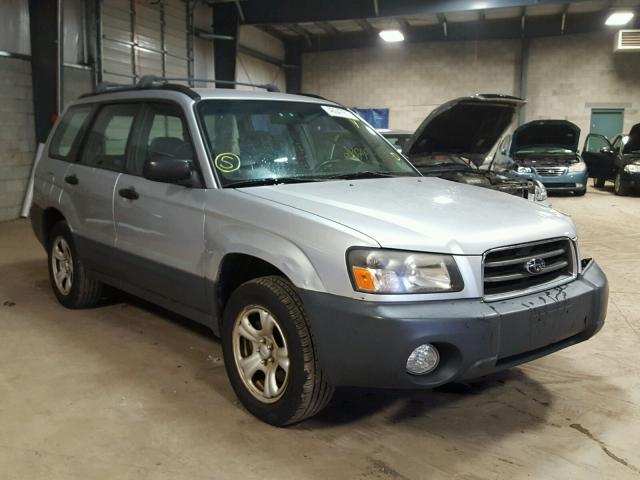 JF1SG63655G752269 - 2005 SUBARU FORESTER 2 SILVER photo 1