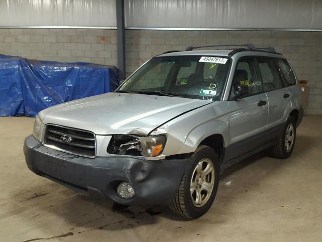 JF1SG63655G752269 - 2005 SUBARU FORESTER 2 SILVER photo 2