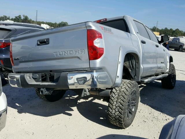 5TFDW5F19HX586620 - 2017 TOYOTA TUNDRA CRE SILVER photo 4