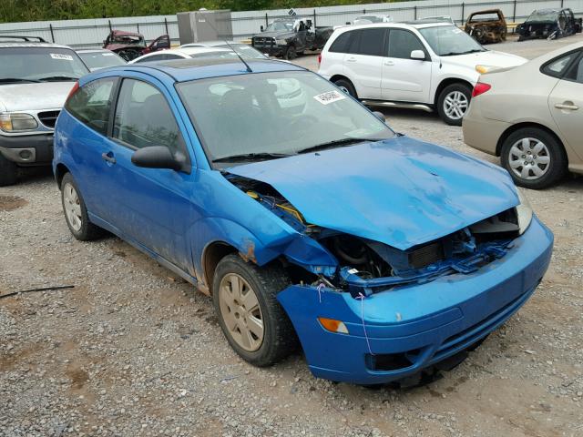 1FAHP31N07W142145 - 2007 FORD FOCUS ZX3 BLUE photo 1