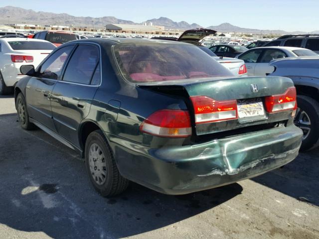 1HGCF86611A087801 - 2001 HONDA ACCORD VAL GREEN photo 3