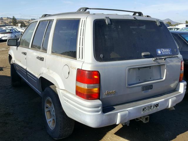 1J4GZ78Y7VC685010 - 1997 JEEP GRAND CHER GRAY photo 3