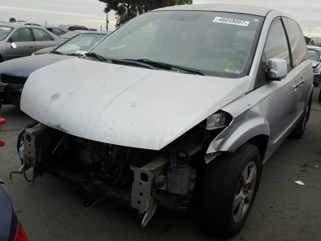 5N1BV28U18N109204 - 2008 NISSAN QUEST S SILVER photo 2