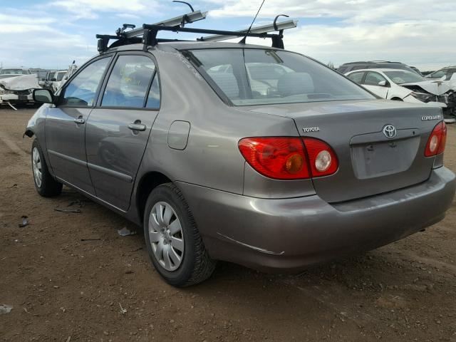 1NXBR32E34Z302806 - 2004 TOYOTA COROLLA CE GRAY photo 3