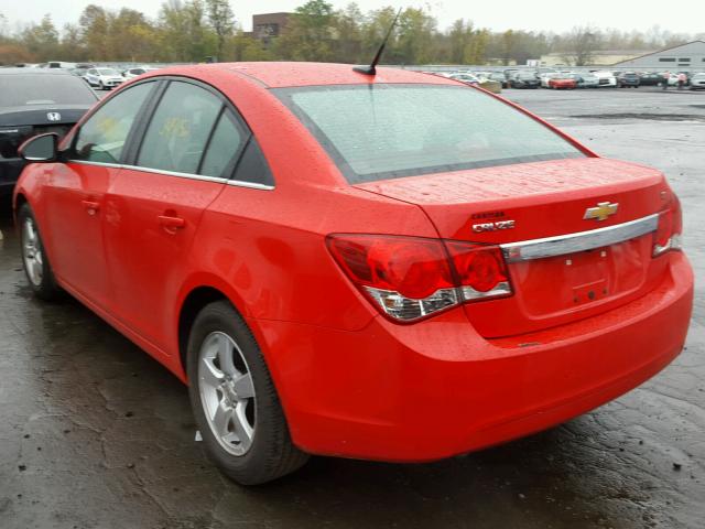 1G1PC5SB9E7475882 - 2014 CHEVROLET CRUZE LT RED photo 3