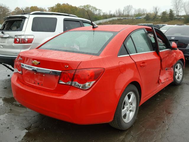 1G1PC5SB9E7475882 - 2014 CHEVROLET CRUZE LT RED photo 4