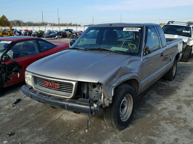 1GTCS19W218105985 - 2001 GMC SONOMA GRAY photo 2