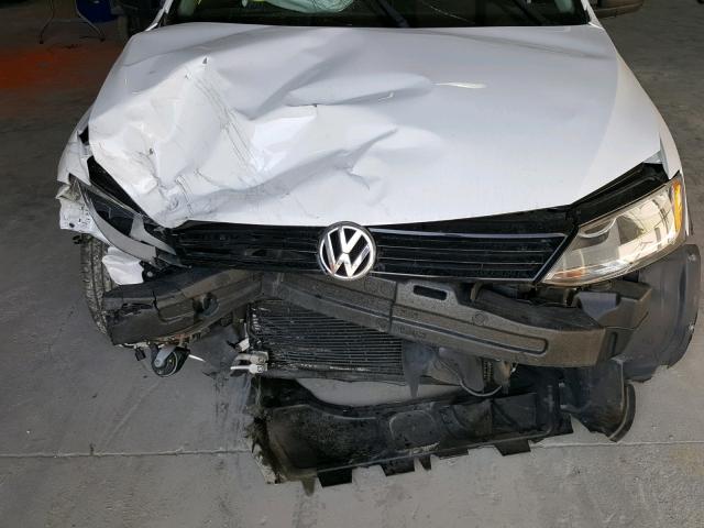3VW2K7AJ0EM433600 - 2014 VOLKSWAGEN JETTA BASE WHITE photo 7