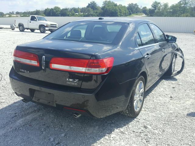 3LNDL2L34CR836663 - 2012 LINCOLN MKZ HYBRID BLACK photo 4