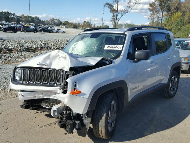 ZACCJAAB4HPF61257 - 2017 JEEP RENEGADE S 灰色 照片 2