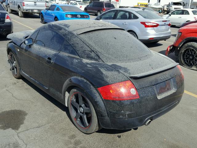 TRUWC28N021032835 - 2002 AUDI TT QUATTRO BLACK photo 3