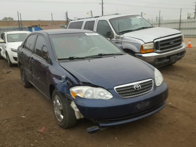 1NXBR32E76Z612055 - 2006 TOYOTA COROLLA CE BLUE photo 1