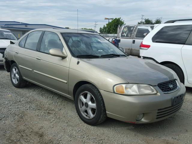 3N1BB51D8YL100348 - 2000 NISSAN SENTRA SE GRAY photo 1