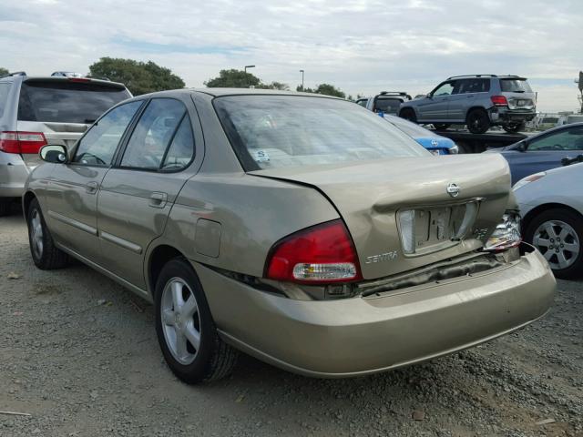 3N1BB51D8YL100348 - 2000 NISSAN SENTRA SE GRAY photo 3