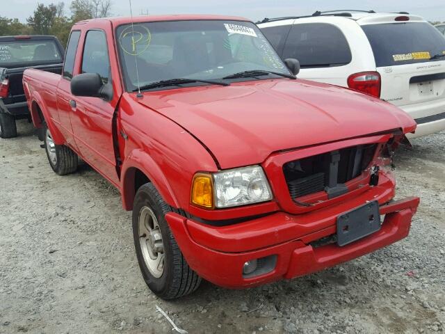 1FTYR14U04PB64373 - 2004 FORD RANGER SUP RED photo 1