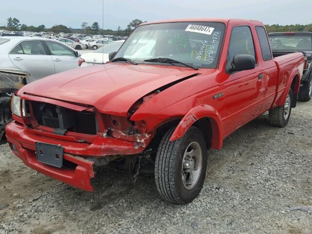 1FTYR14U04PB64373 - 2004 FORD RANGER SUP RED photo 2