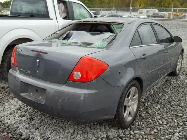 1G2ZG57B684194145 - 2008 PONTIAC G6 BASE GRAY photo 4