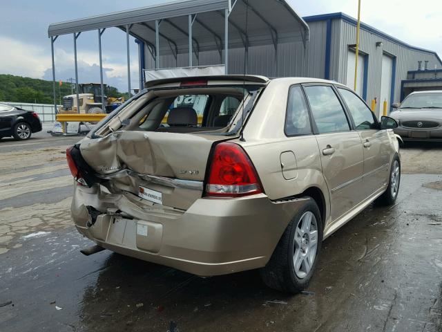 1G1ZT61816F203127 - 2006 CHEVROLET MALIBU MAX თაფლისფერი ფოტო 4