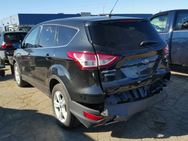 1FMCU9G97FUB18487 - 2015 FORD ESCAPE SE BLACK photo 3