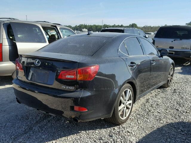 JTHBK262885086078 - 2008 LEXUS IS 250 BLACK photo 4