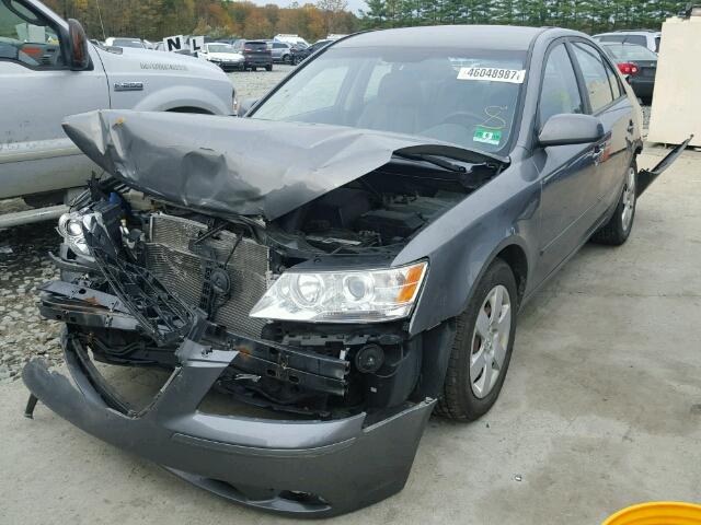 5NPET4AC3AH578904 - 2010 HYUNDAI SONATA GLS GRAY photo 2