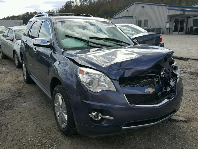 2GNALDEK6E6312018 - 2014 CHEVROLET EQUINOX LT BLUE photo 1