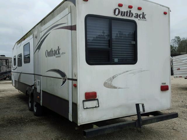 4YDT310289B630391 - 2009 KEYSTONE OUTBACK WHITE photo 3