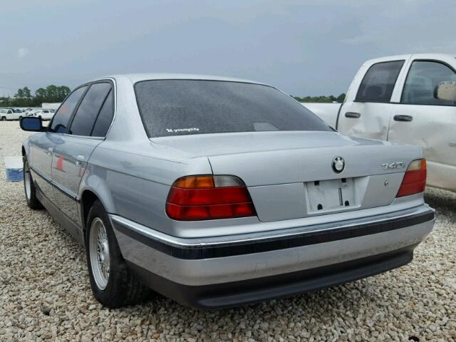 WBAGF8329WDL53134 - 1998 BMW 740 I AUTO SILVER photo 3