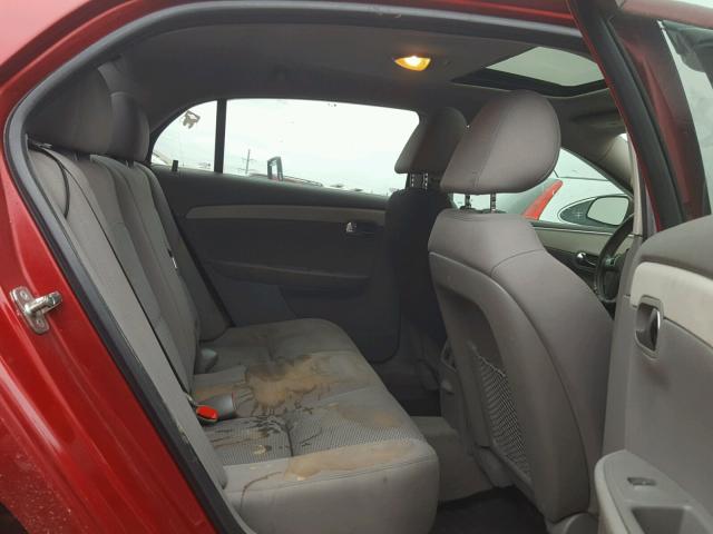 1G1ZC5E08CF256501 - 2012 CHEVROLET MALIBU 1LT მუქწითელი ფოტო 6