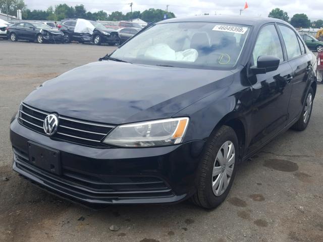 3VW2K7AJ0FM299527 - 2015 VOLKSWAGEN JETTA BASE 黑色 照片 2