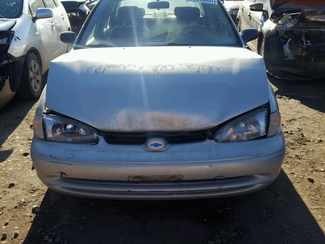 1Y1SK5281XZ438787 - 1999 CHEVROLET GEO PRIZM 银色 照片 9