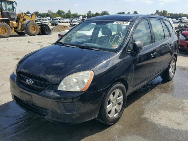 KNAFG525787206556 - 2008 KIA RONDO BASE BLACK photo 2