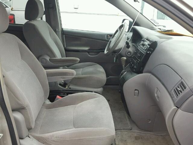 5TDZA23C64S201264 - 2004 TOYOTA SIENNA CE SILVER photo 5