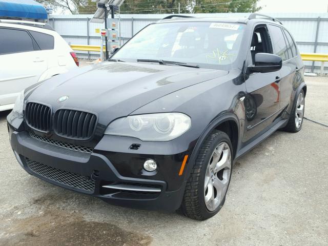 5UXFE83558L166797 - 2008 BMW X5 4.8I BLACK photo 2