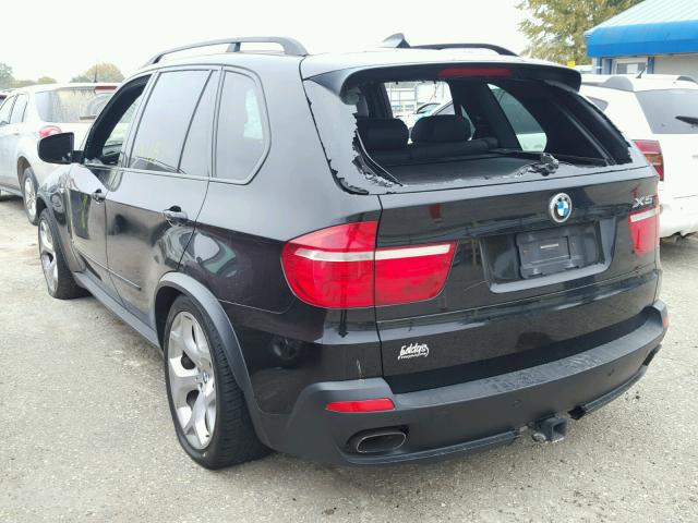 5UXFE83558L166797 - 2008 BMW X5 4.8I BLACK photo 3