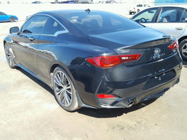 JN1CV7EK4JM200314 - 2018 INFINITI Q60 BASE BLACK photo 3