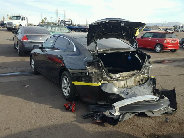 1G1ZB5ST4GF246877 - 2016 CHEVROLET MALIBU LS BLACK photo 3