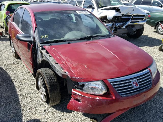 1G8AJ55F26Z123809 - 2006 SATURN ION LEVEL RED photo 1
