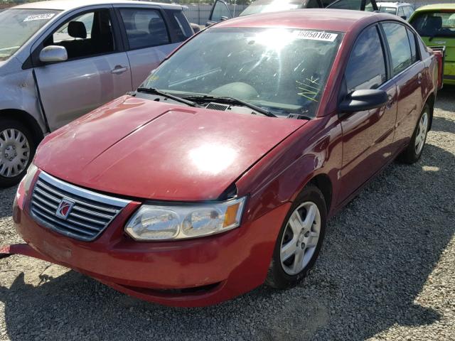 1G8AJ55F26Z123809 - 2006 SATURN ION LEVEL RED photo 2