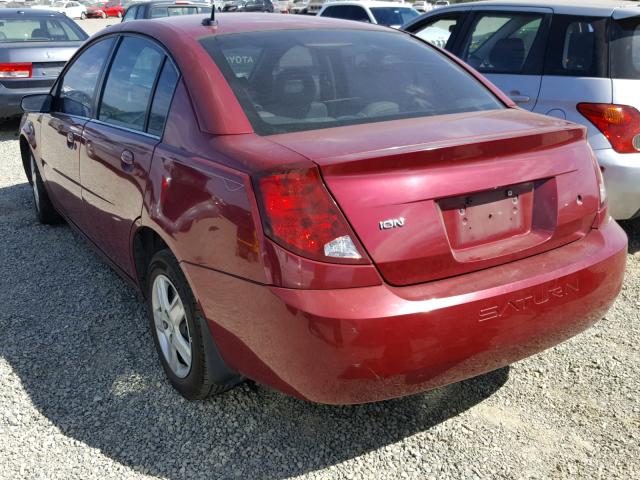 1G8AJ55F26Z123809 - 2006 SATURN ION LEVEL RED photo 3