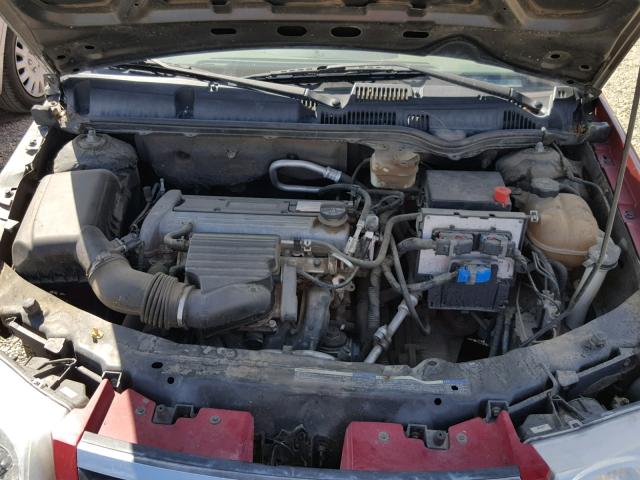1G8AJ55F26Z123809 - 2006 SATURN ION LEVEL RED photo 7