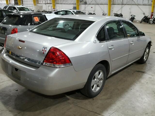 2G1WT58K069396734 - 2006 CHEVROLET IMPALA SILVER photo 4