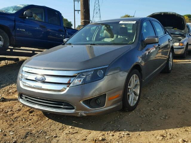 3FAHP0JAXBR188069 - 2011 FORD FUSION SEL GRAY photo 2